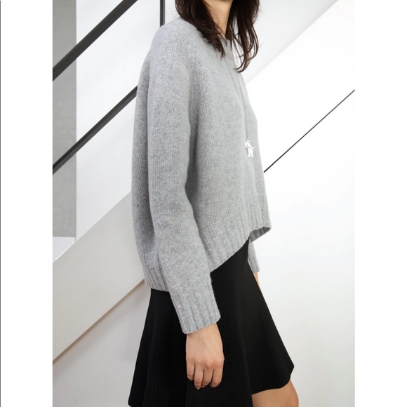 Cop.Copine gray wool sweater - Picture 2 of 6